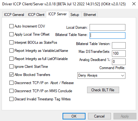 Aba ICCP Server