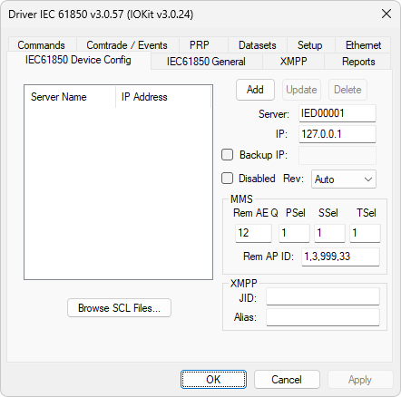 Aba IEC61850 Device Config