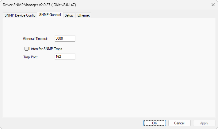 Aba SNMP General
